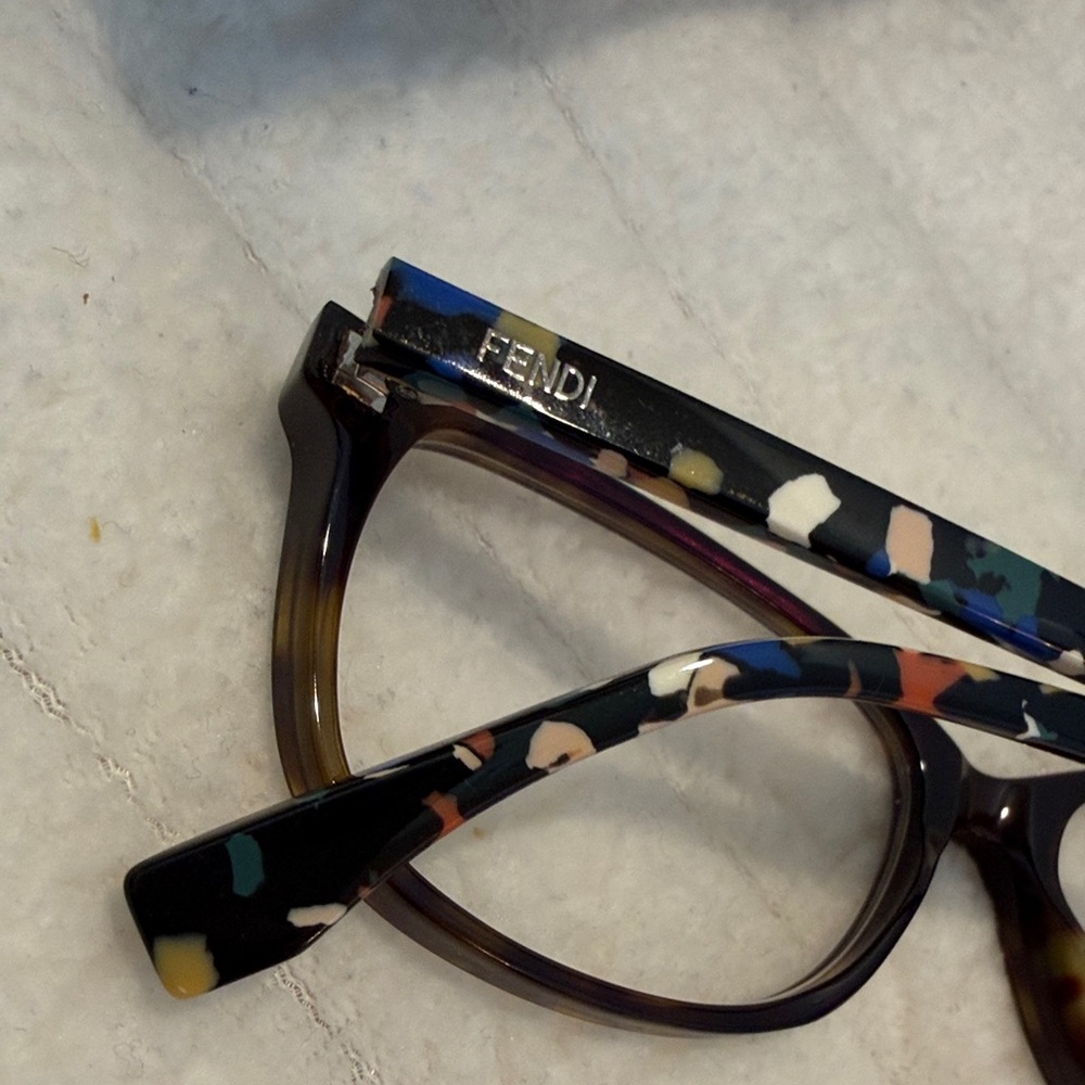 Fendi Multicolor Patterned Eyeglasses - image 2